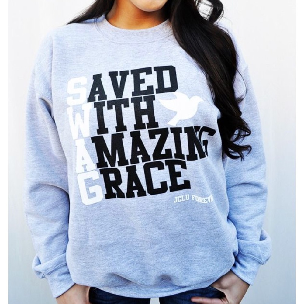 Saved With Amazing Grave sweatshirt